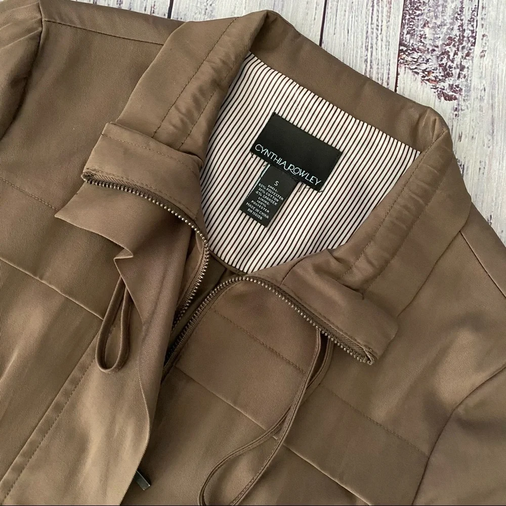 Cynthia Rowley brown jacket