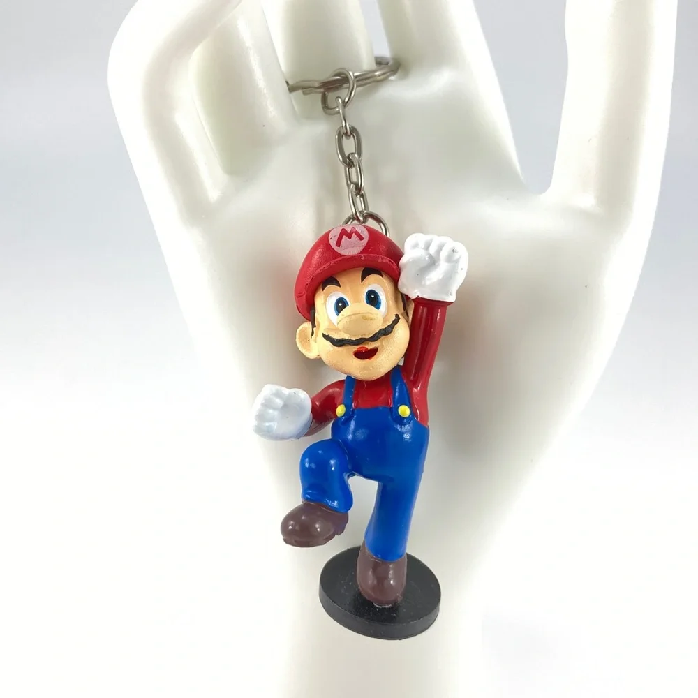 Host Pick! Super Mario Action Figure Key Ring Nintendo 2007 2.5