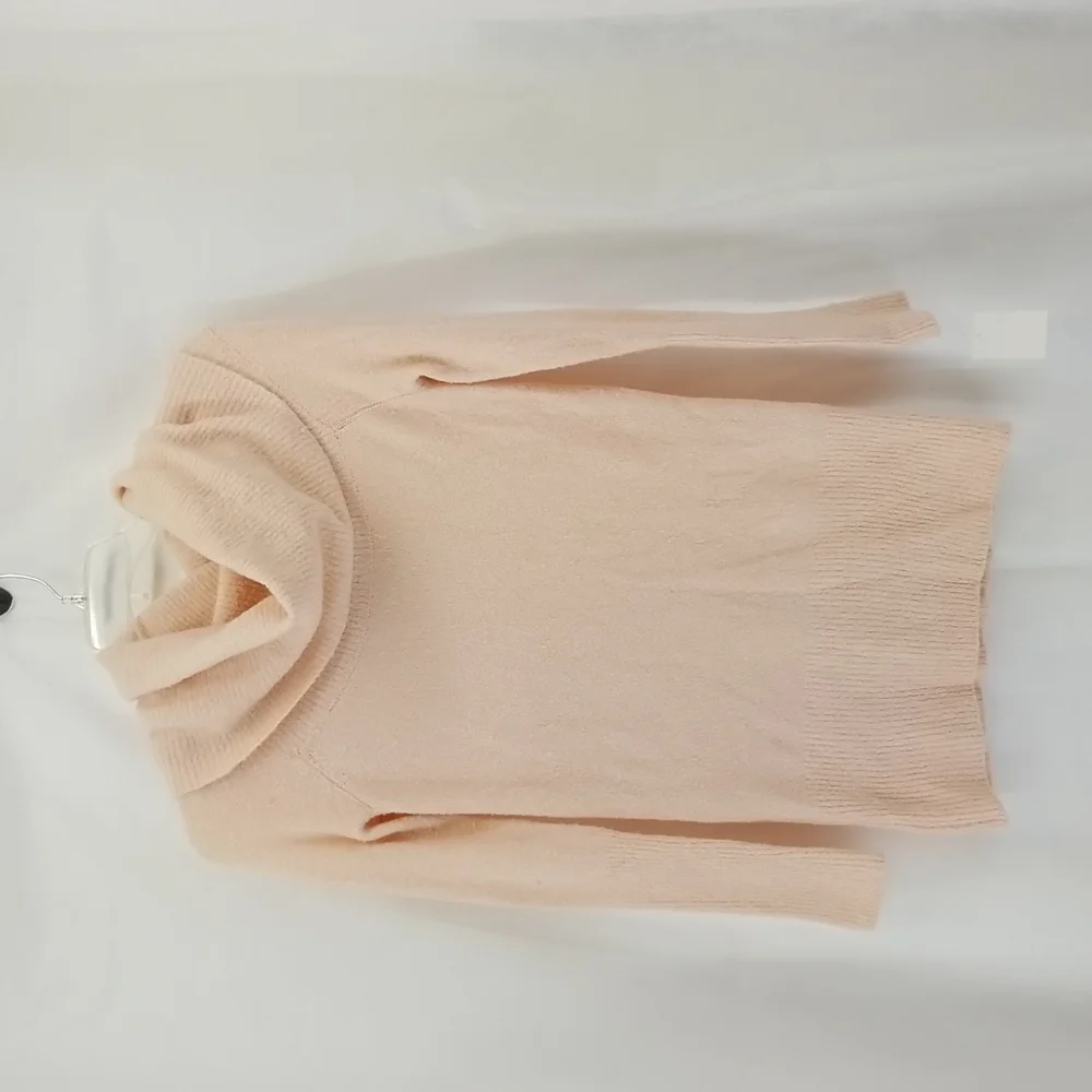 TROUVE Off the Shoulder Tunic Sweater in Pink Hero