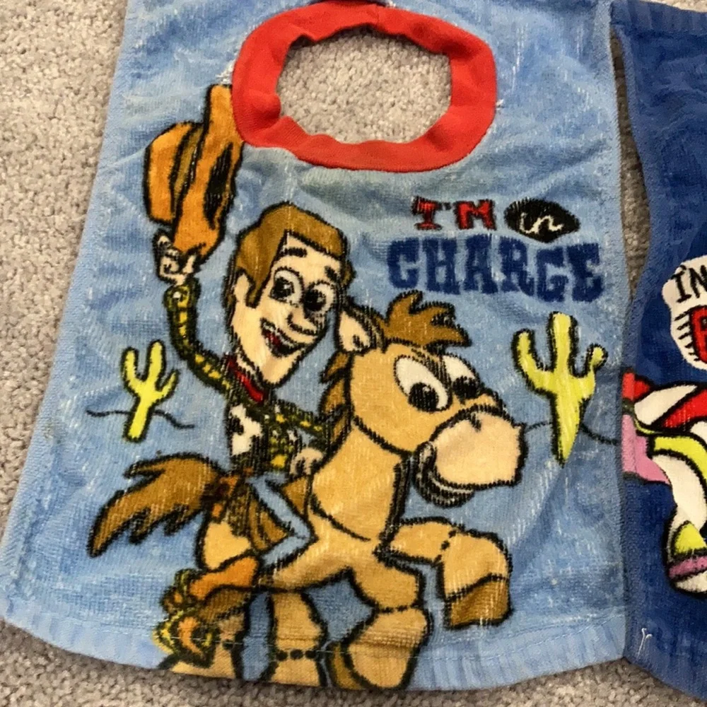 Bundle of Disney Pixar Toy Story Woody & Buzz Lightyear (2 Bibs)