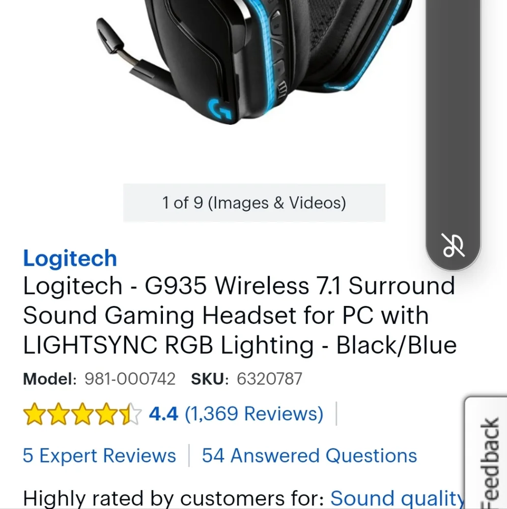 Logitech competition gaming