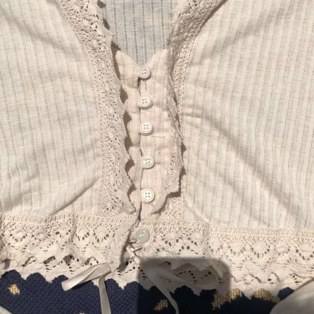 Free People lovely crochet