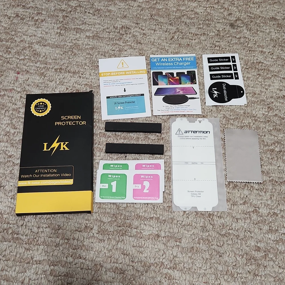 🌴NWOT! LK Galaxy S8 Screen Protector
