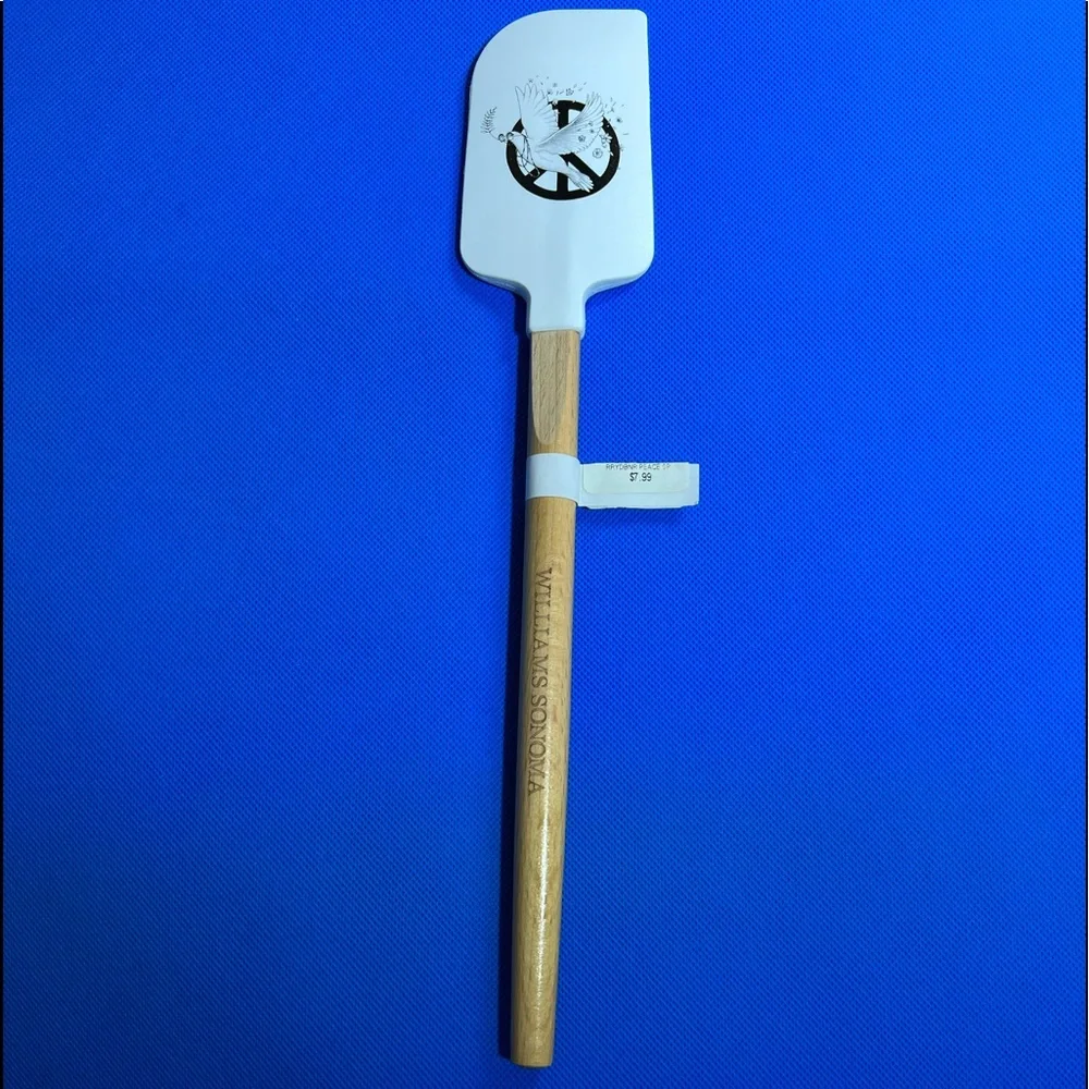 WILLIAMS SONOMA SILICON SPATULA “PEACE” DOVE