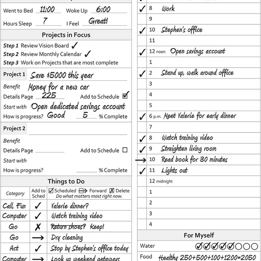 Gazelle PlannerGuided Daily Planning to Improve Organization Time Management
