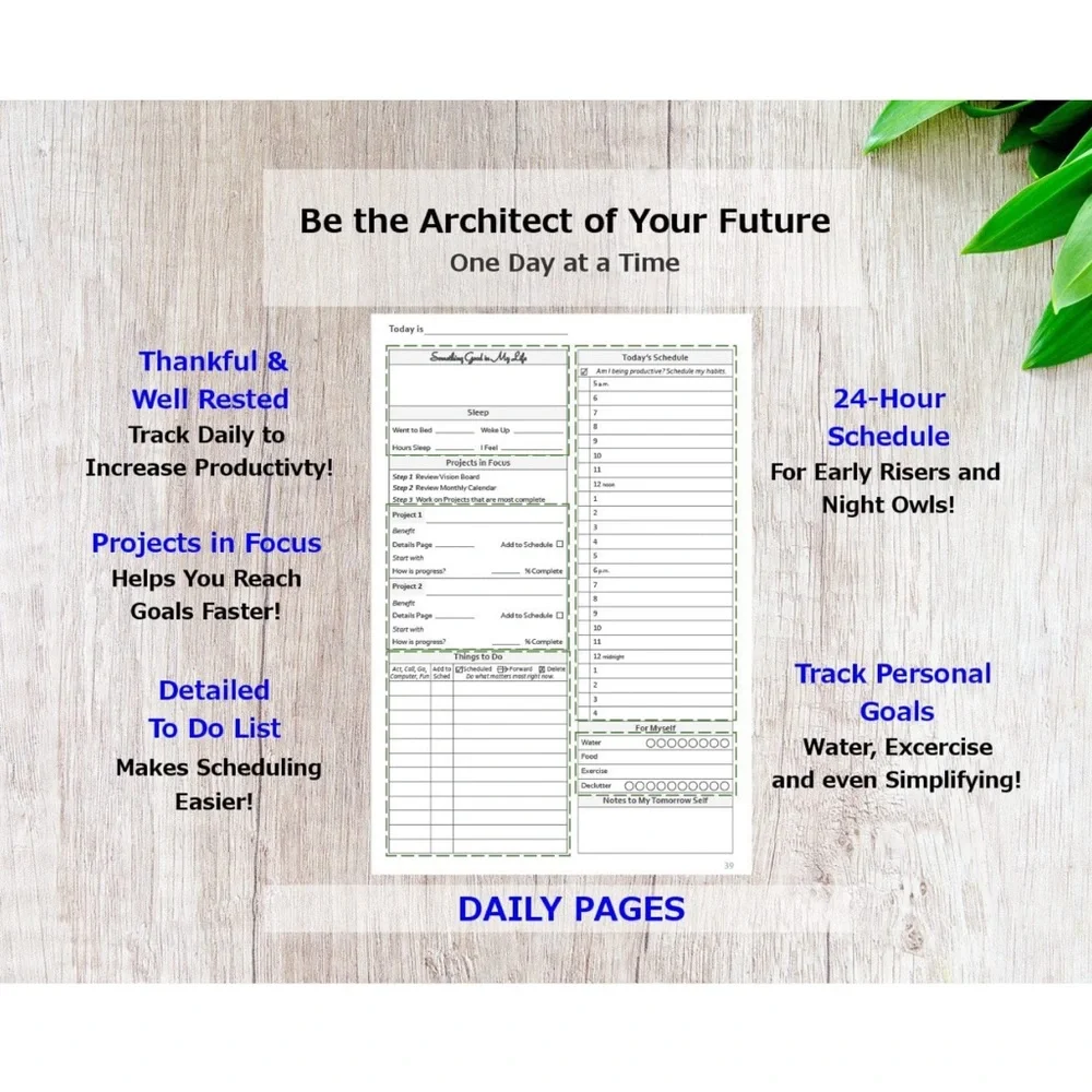 Gazelle PlannerGuided Daily Planning to Improve Organization Time Management