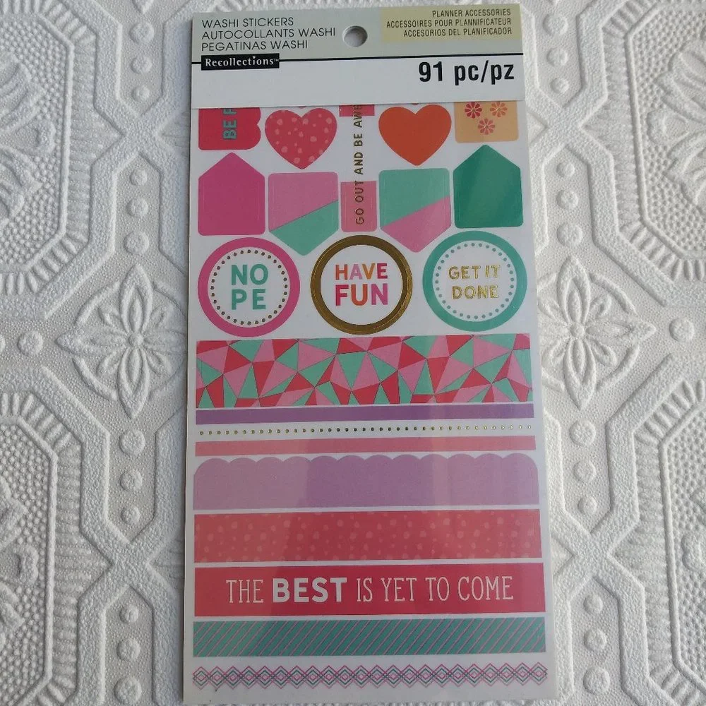 Recollections washi stickers