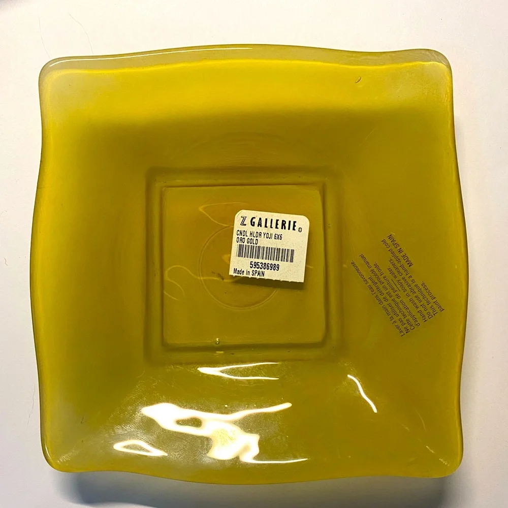 NWT Z Gallerie Yogi Candle Holder / Trinket Dish