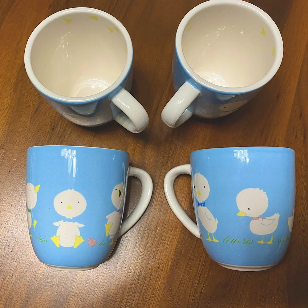 Sur la Table Easter Chicks Mug Set of 4