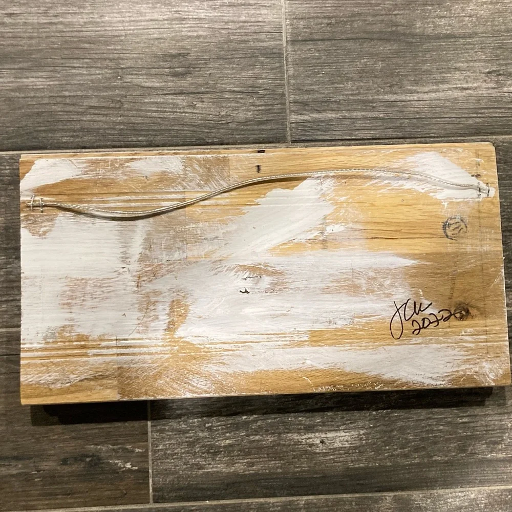 NWT! handmade shabby chic wood WELCOME sign