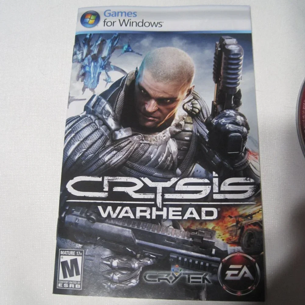 CRYSIS Limited Edition and CRYSIS WARHEAD and Wars PC Games (2008, rated M 17+)