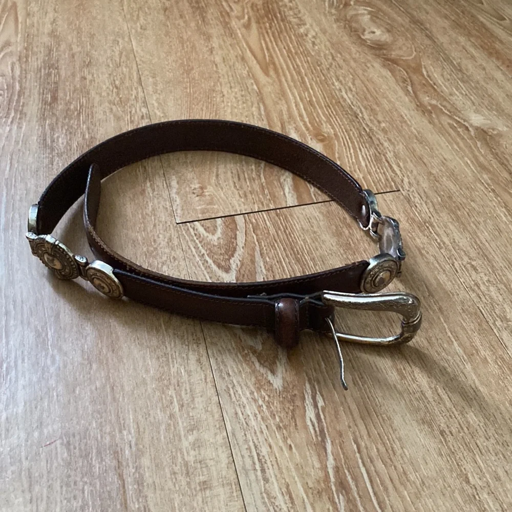 Fossil buckle silver
