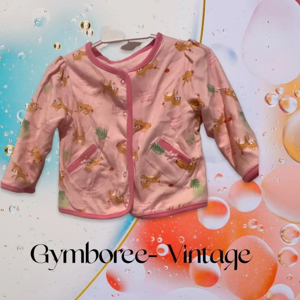 Gymboree NWT Newborn Essentials Tiger Reversible Jacket 6- 12 mos