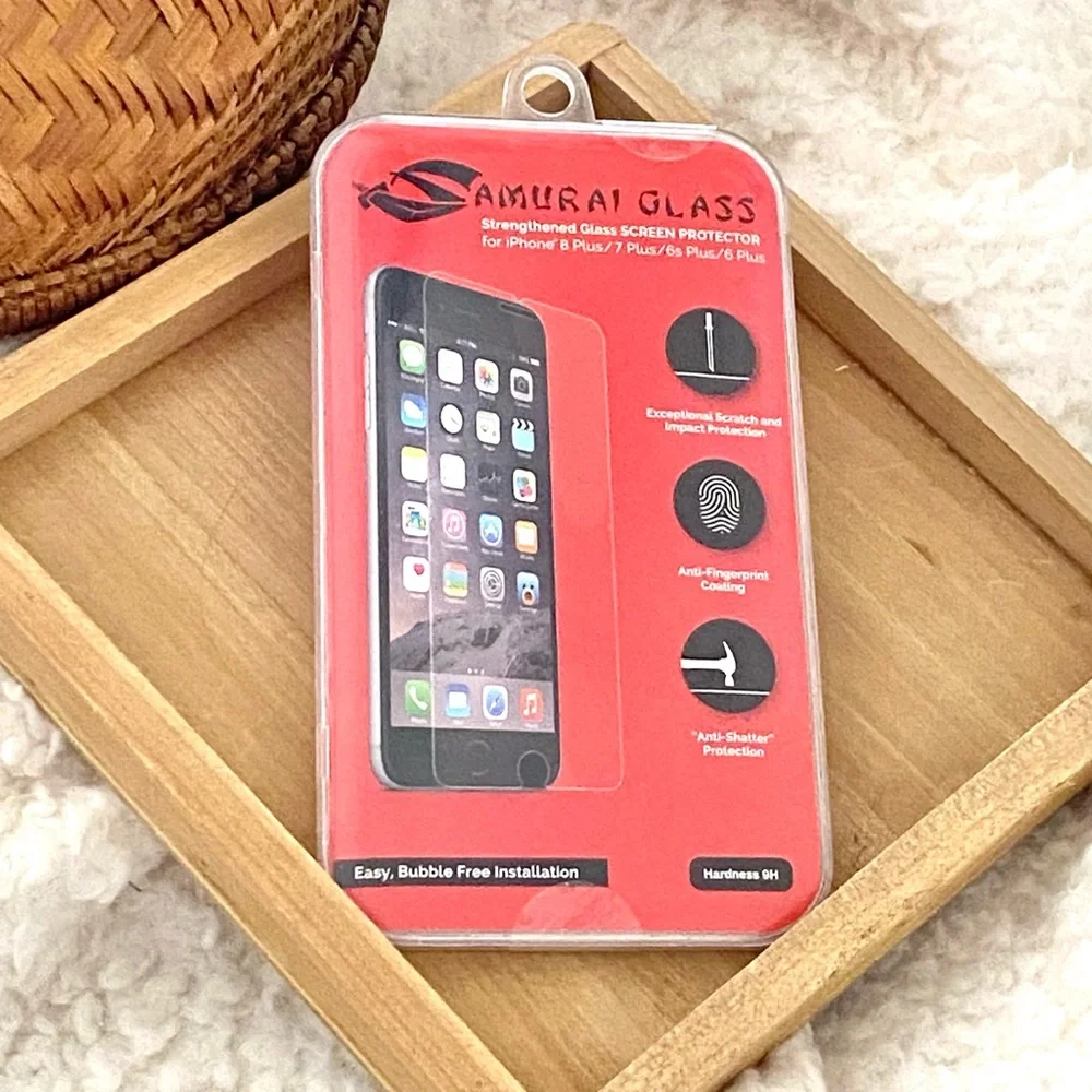 Samurai Glass 9H Screen Protector iPhone Strengthened Glass Ion Anti-Shatter NEW