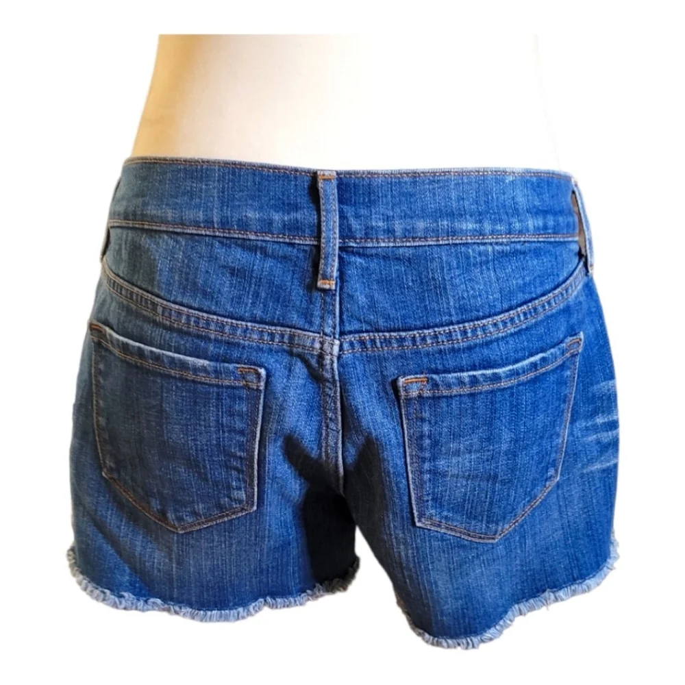 Old Navy Diva Cutoff Jean Shorts | Mid-Rise | Blue Wash Denim | Denim Shorts | 4