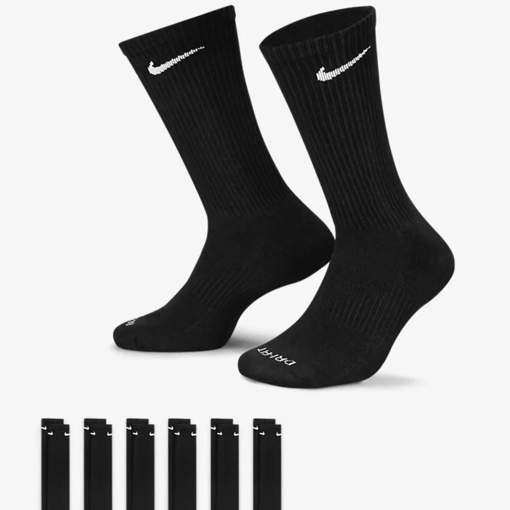 Nike Training Crew Socks (6 Pairs) Nike Everyday Cushioned