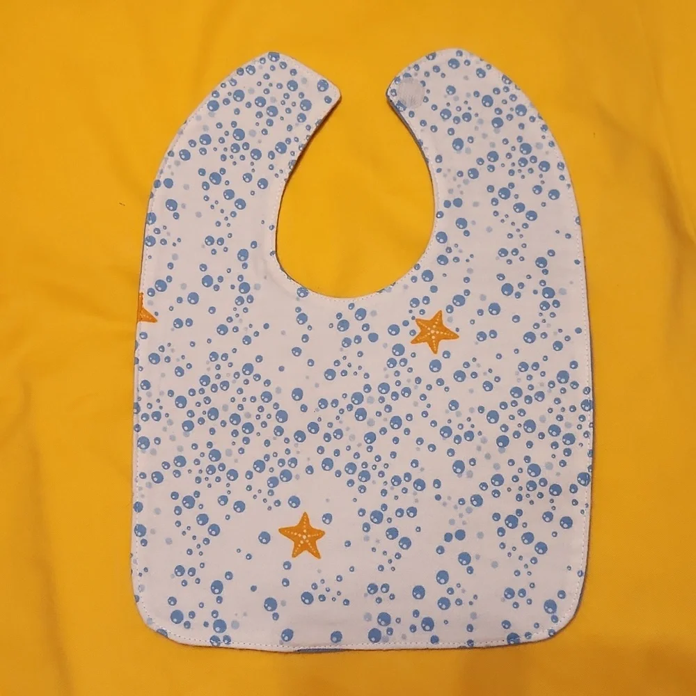 Handmade Baby Bibs for boys. Set of 3.