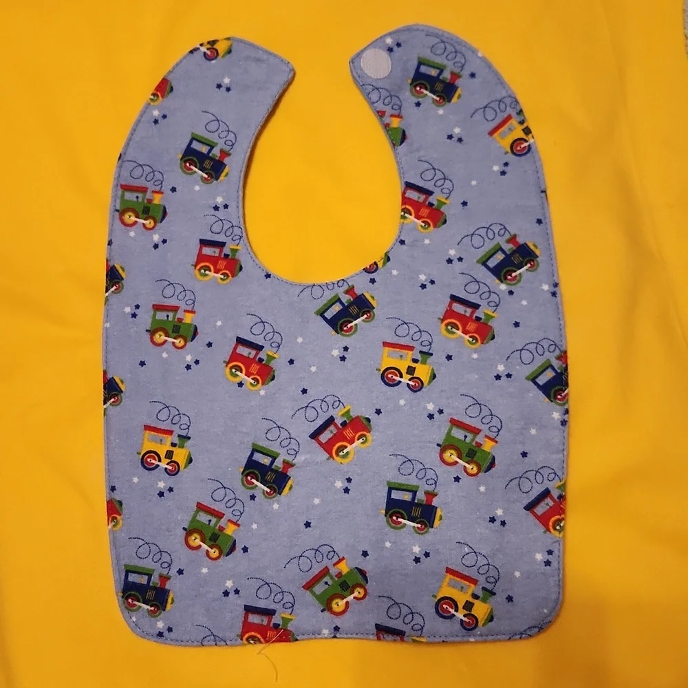 Handmade Baby Bibs for boys. Set of 3.