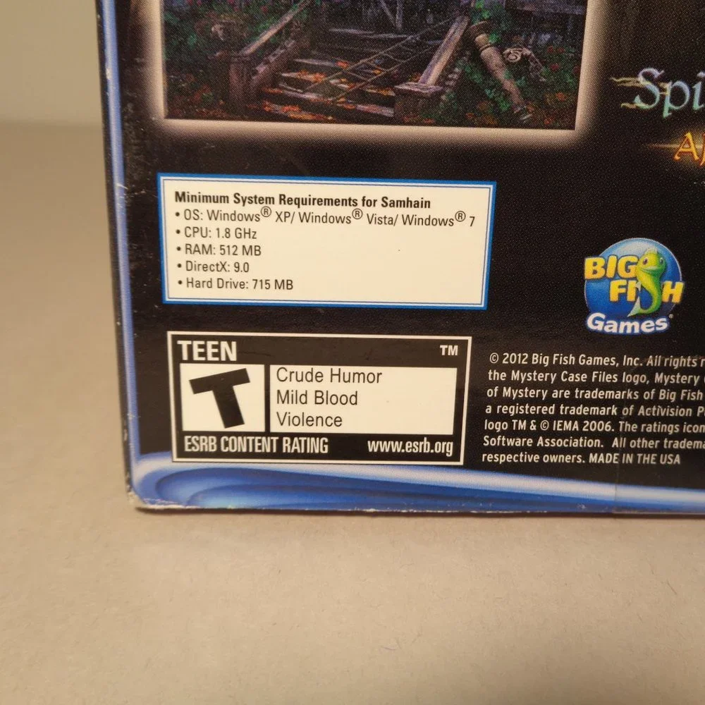 MYSTERY CASE FILES: ESCAPE FROM RAVENHEARST / 2 Games New PC DVD-ROM Video Game