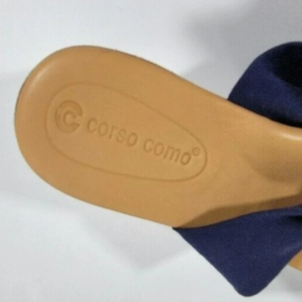 Corso Como Blayke Women's Sandals Blue Ankle Wrap Size 8M