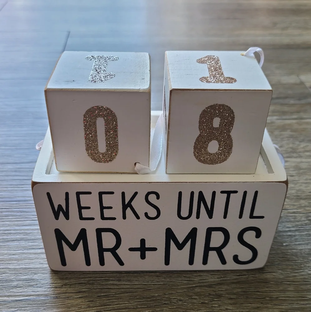NWT Wedding Block Countdown