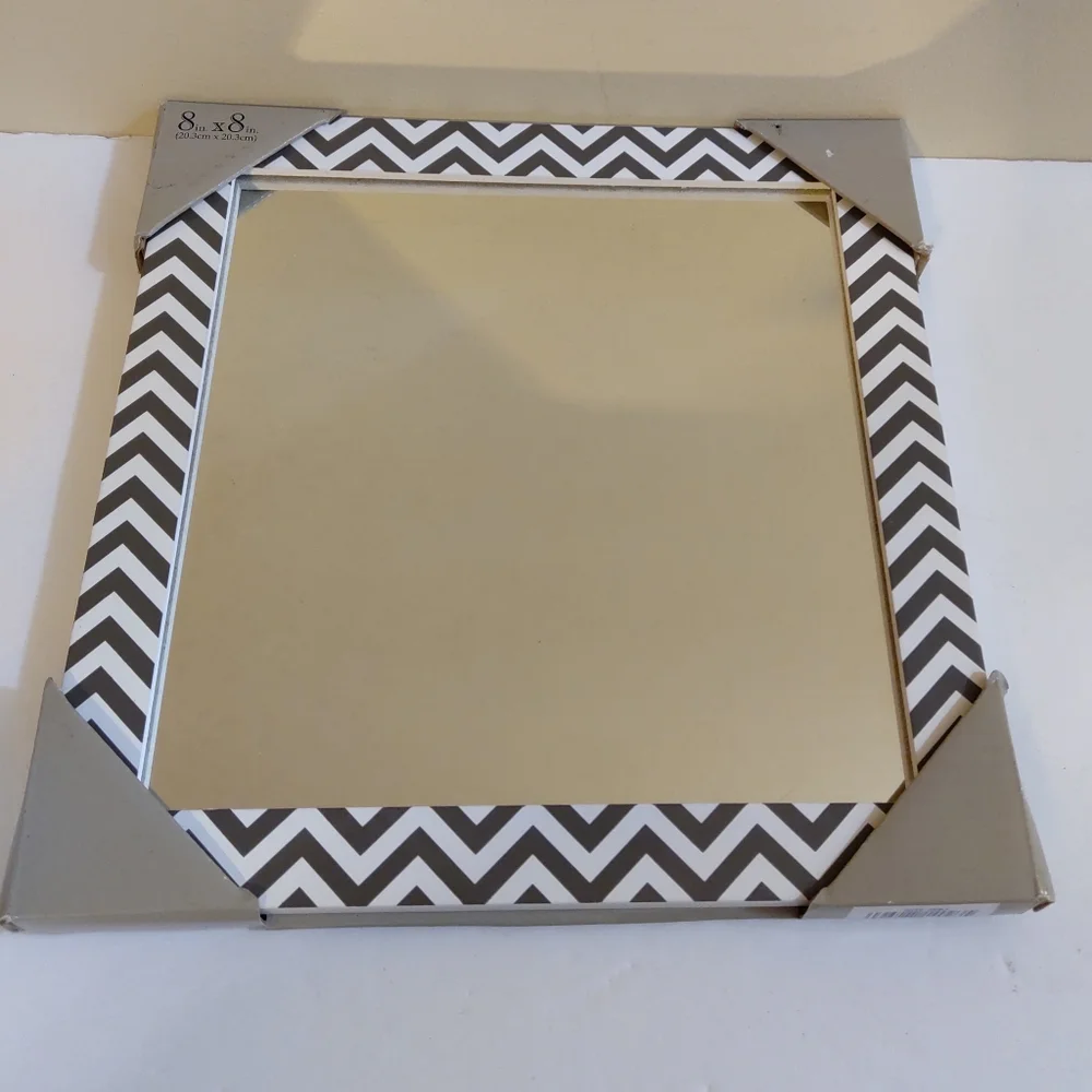 NEW Malden Chevron Frame Mirror 8