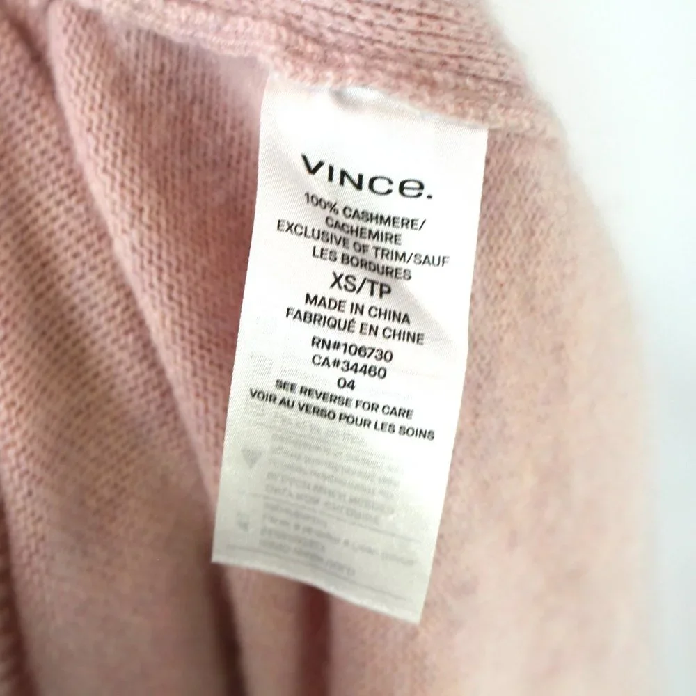 Vince asymmetrical pink