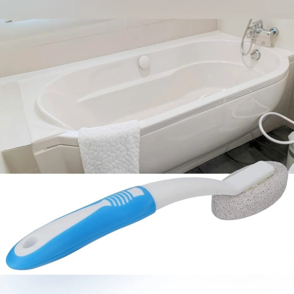 Pumice Stone Cleaning Brush Hard Water Wand Pumice Stone Toilet Bowl Cleaner NWT