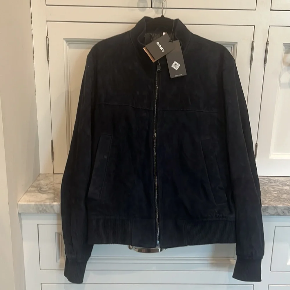BOSS Mapson suede Jacket
