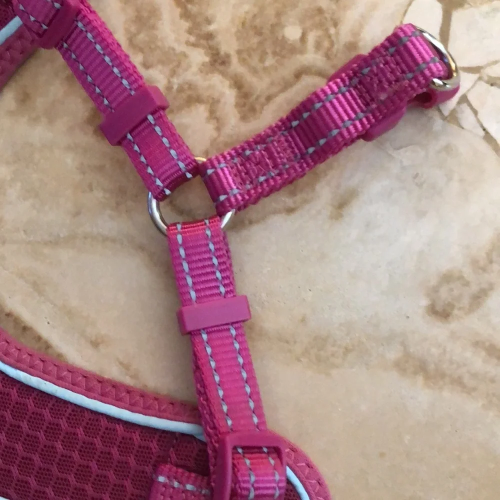 PETCO PINK DOG HARNESS • INCLUDES DOG CARE HANDBOOK • Sz S