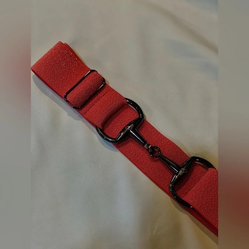 Checkered flag Childrens Equestrian horse Snaffle Bit Belt Elastic One Size …