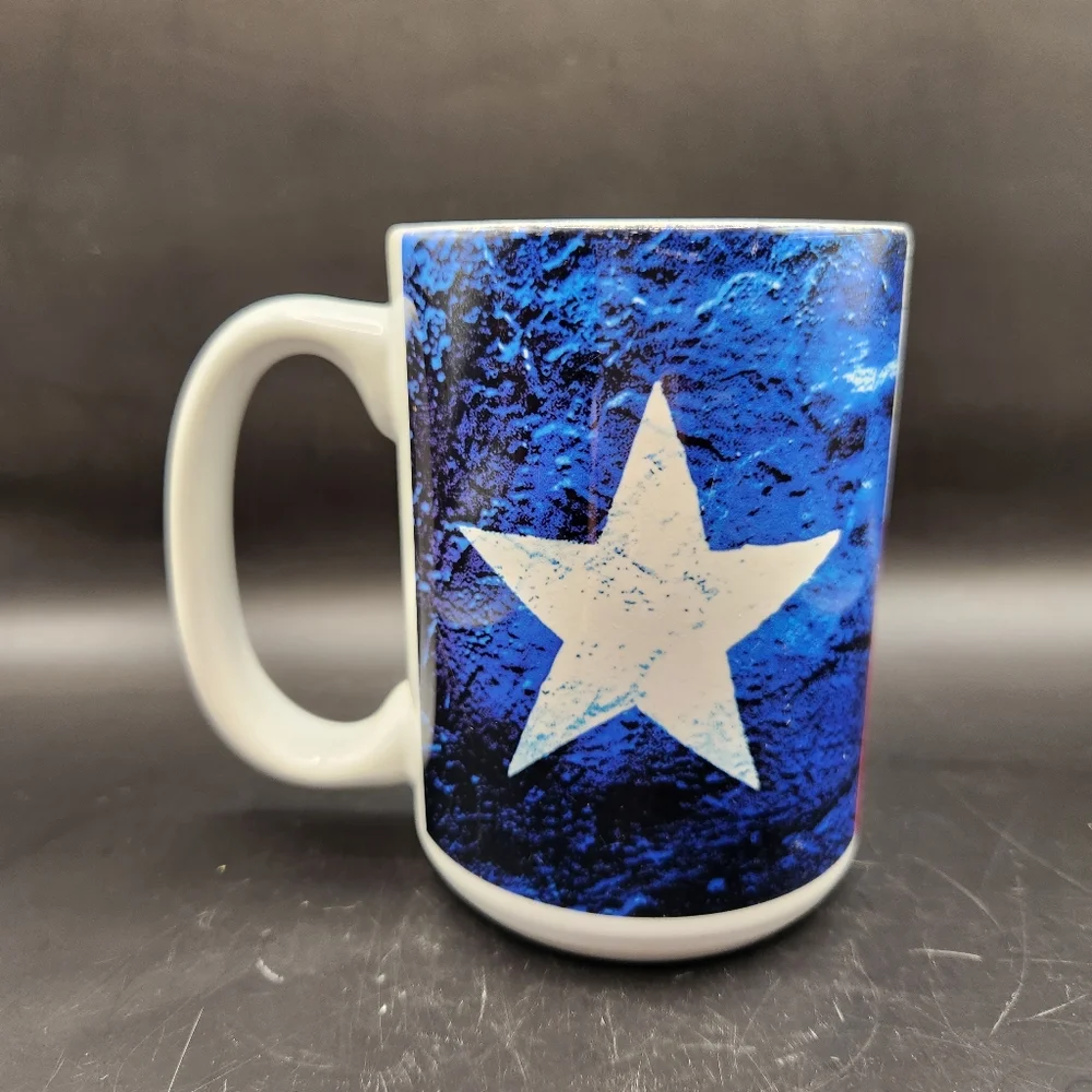 Ceramic Texas Flag Red, White & Blue Coffee/Tea Mug