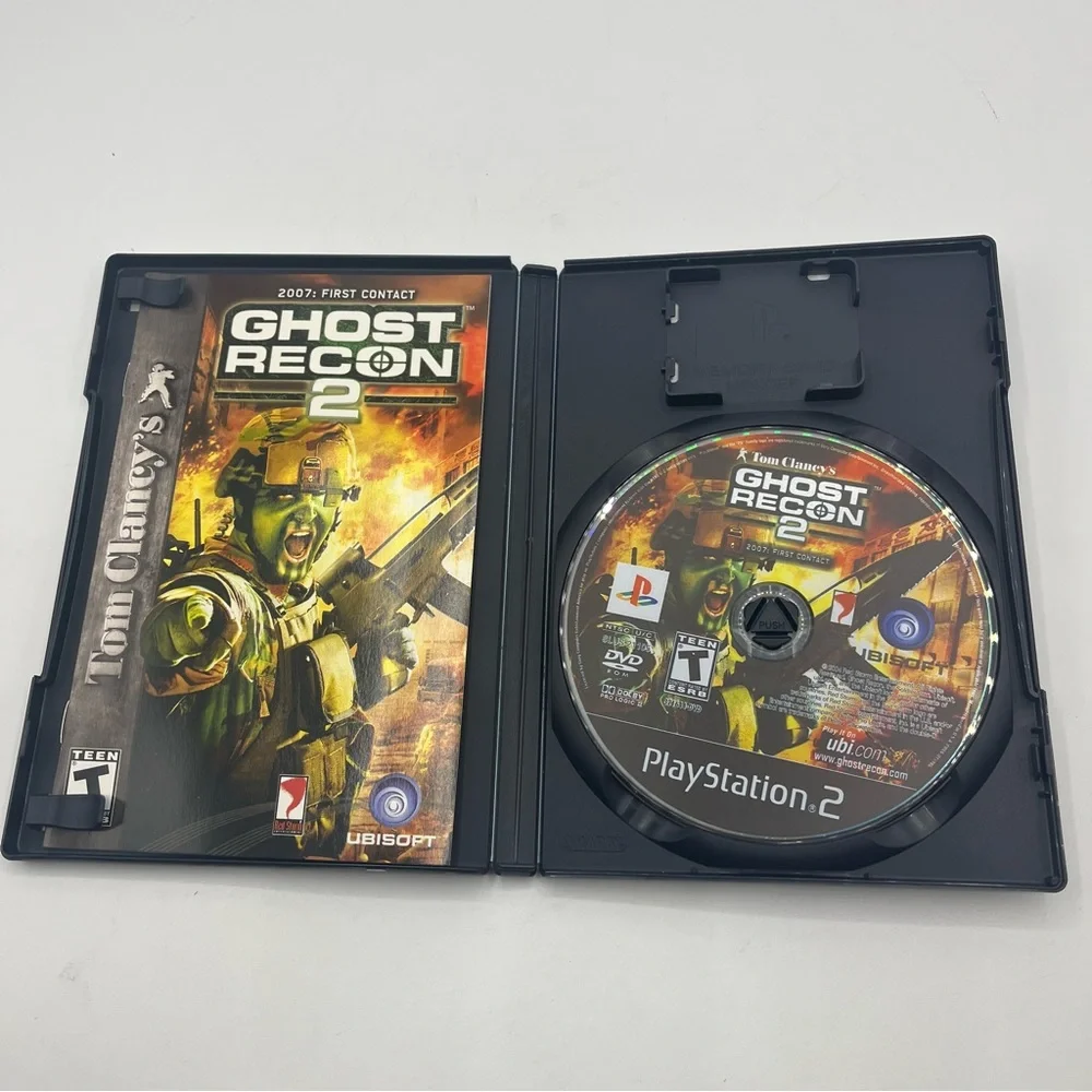 Tom Clancy's Ghost Recon 2 (Sony PlayStation 2, 2004) CIB. Tested.