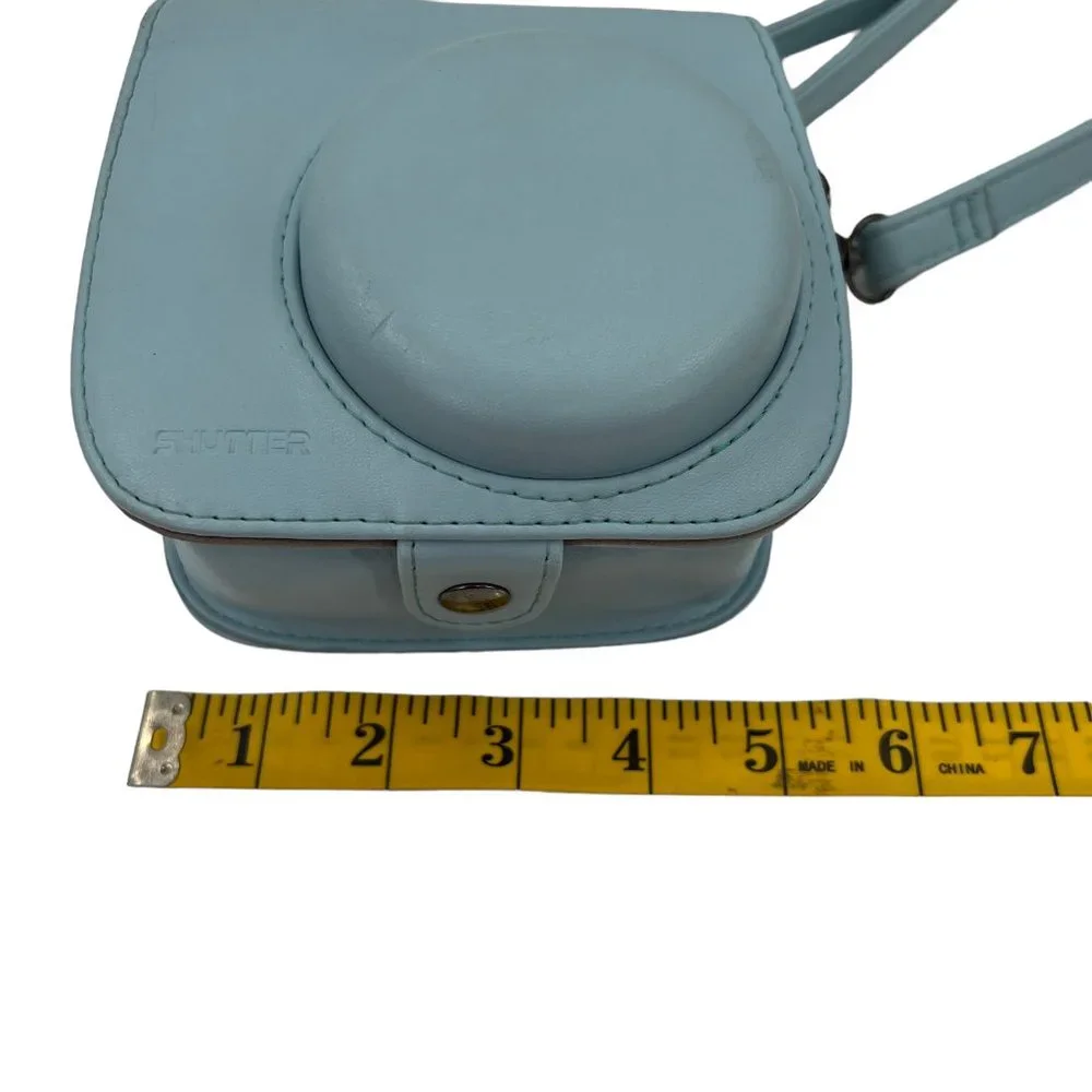 Shutter Light Blue Instax Polaroid Camera Crossbody Shoulder Bag