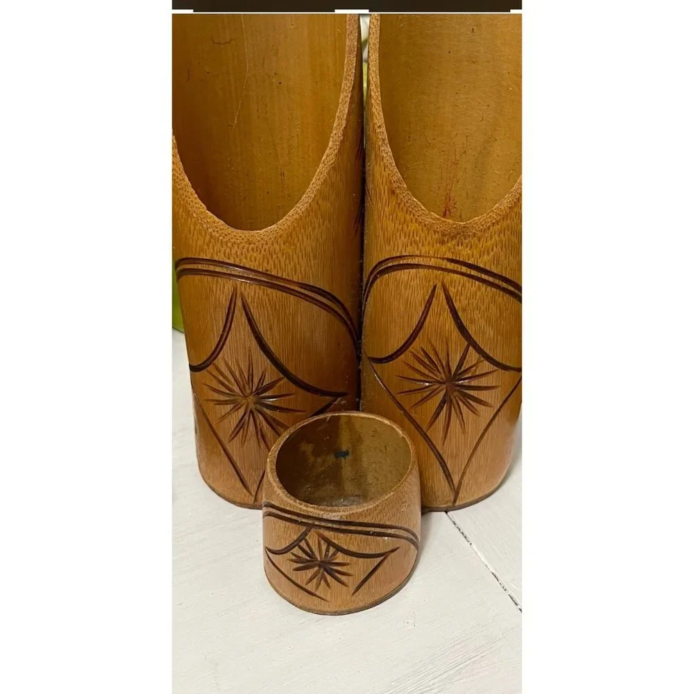Bamboowala Natural Bamboo Pen Holder good office holder