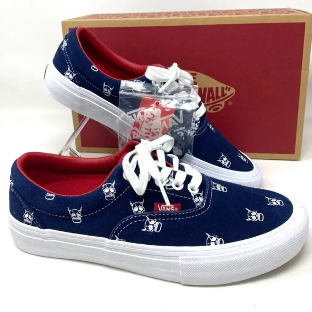 💖MEGA SALE💖VANS Era Pro Kader Sylla Halloween Suede Navy Women's VN0A347L0V0