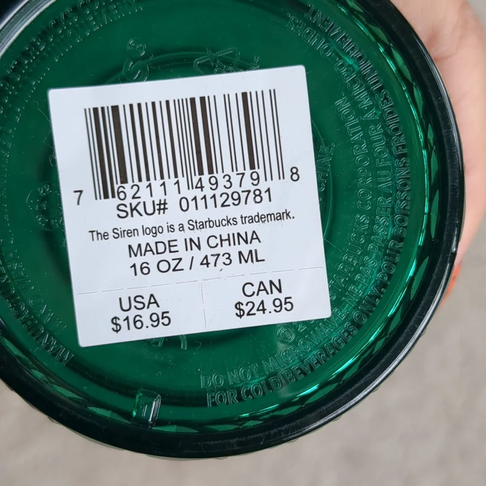 Starbucks emerald green