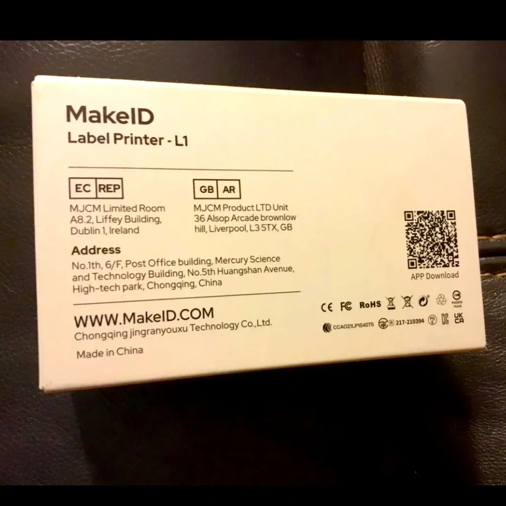 MakeID Label Printer L1 - Green