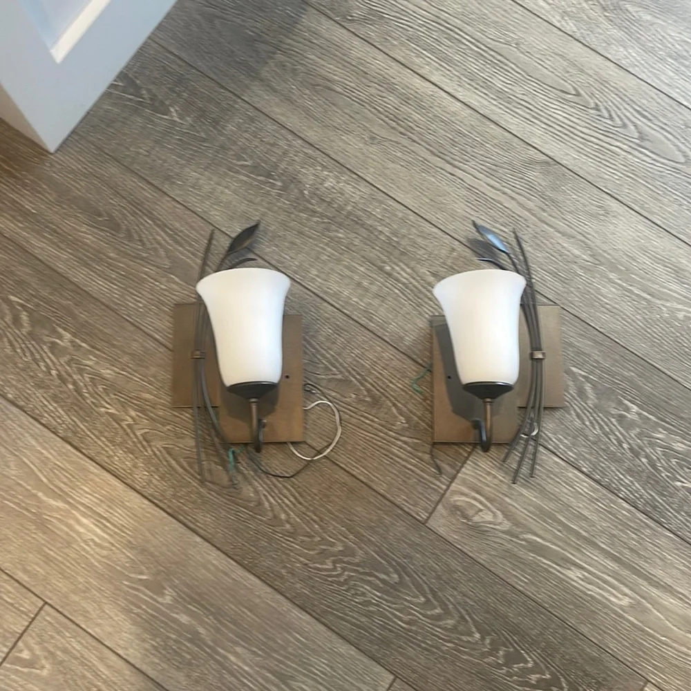West elm sconce set