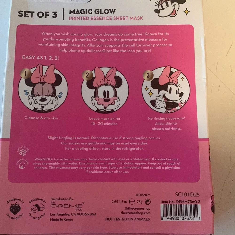 The Crème Shop Magic Glow Printed Essence Sheet Mask