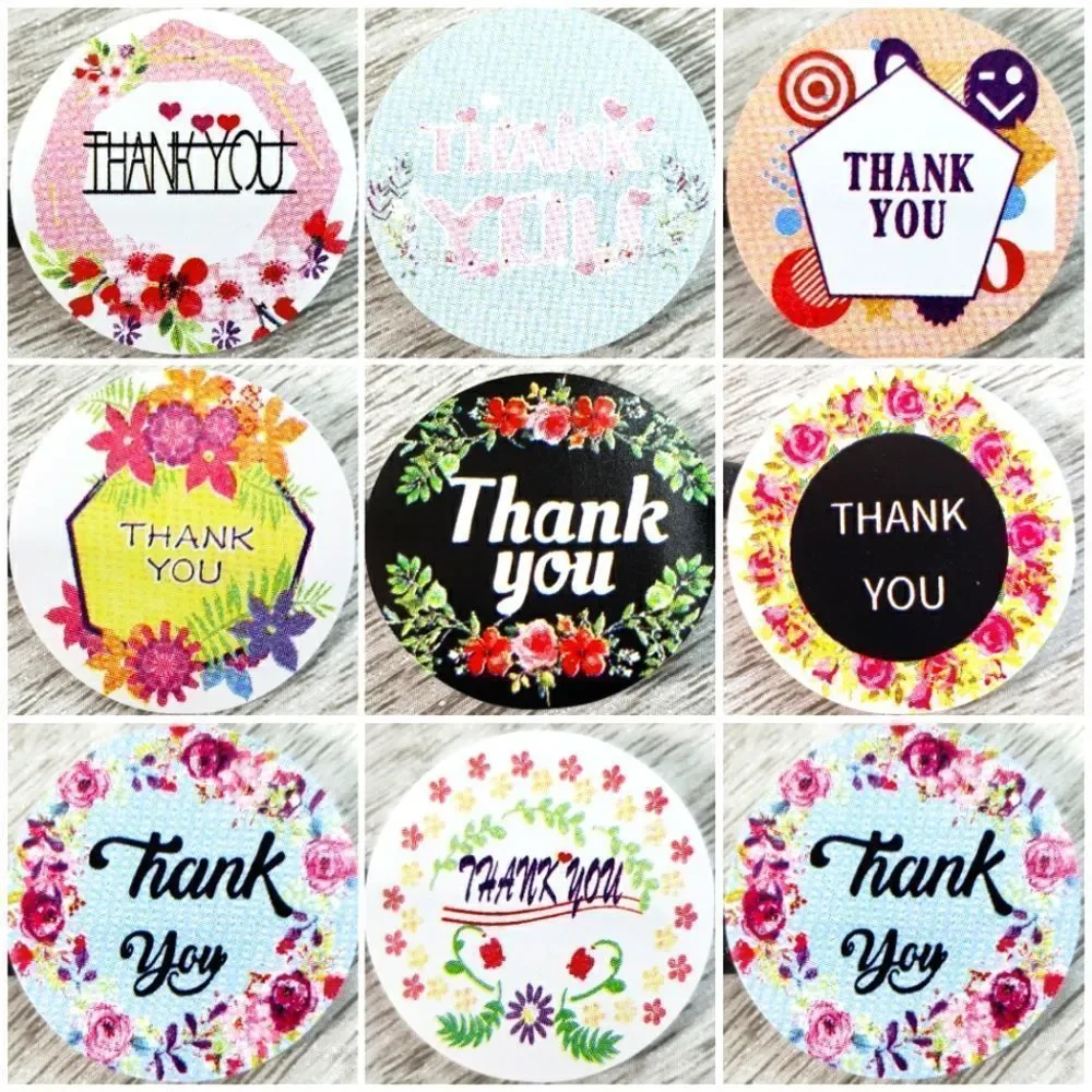 8/$20 100ct Thank You Stickers Round 1