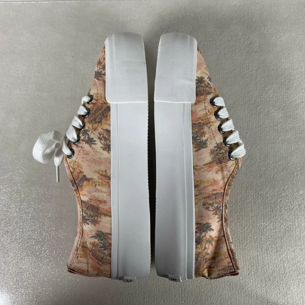 NEW Billabong Women's Puebla Canvas Platform Sneaker Size 7