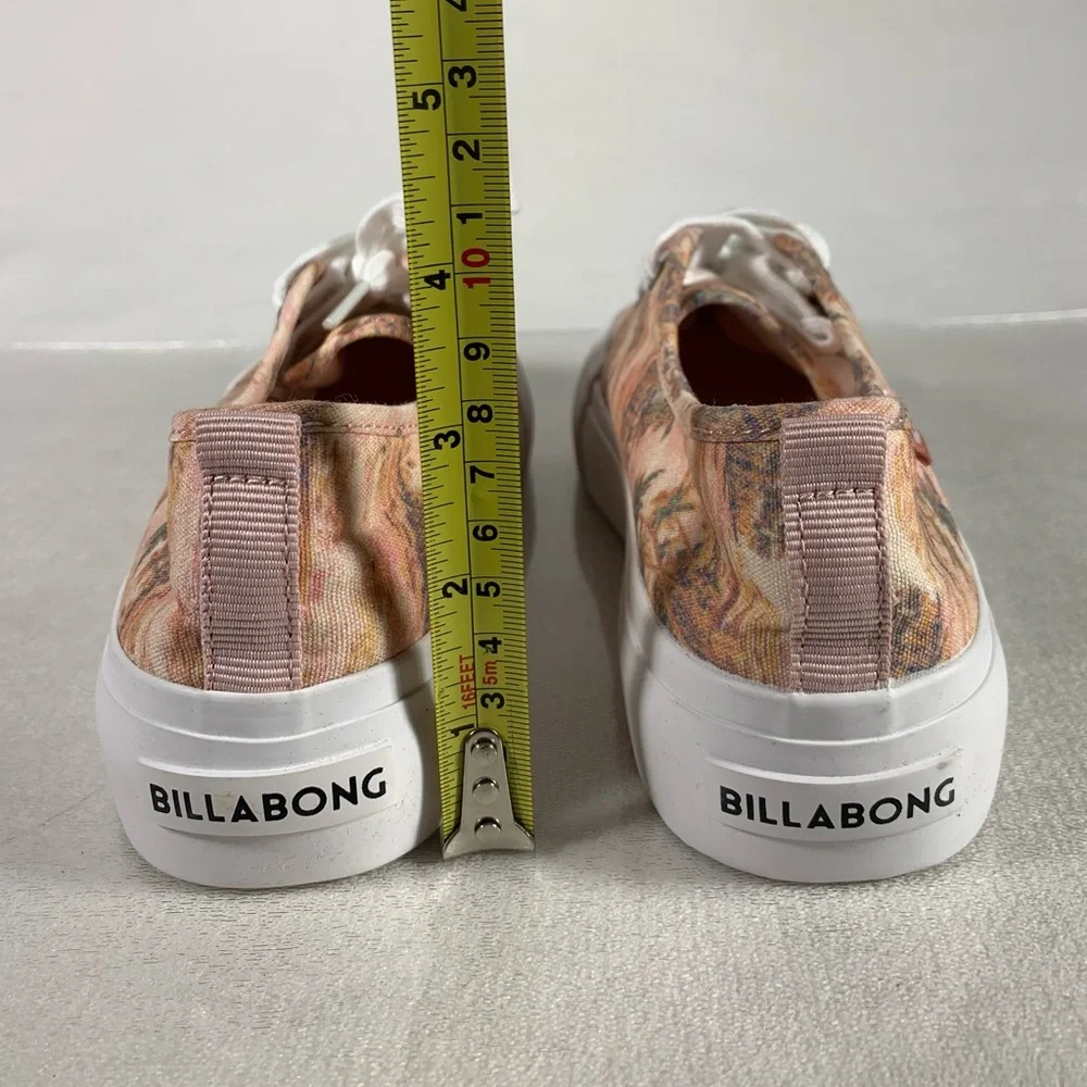 NEW Billabong Women's Puebla Canvas Platform Sneaker Size 7