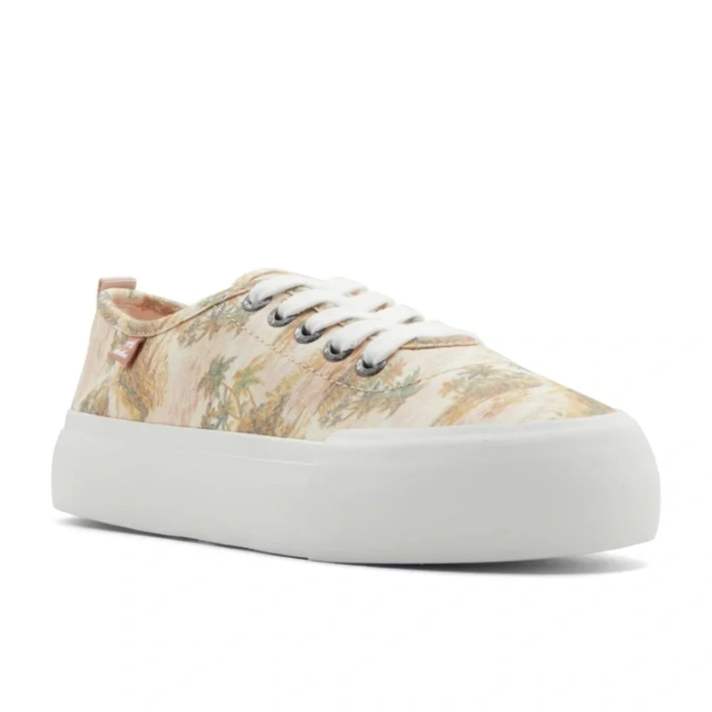 NEW Billabong Women's Puebla Canvas Platform Sneaker Size 7