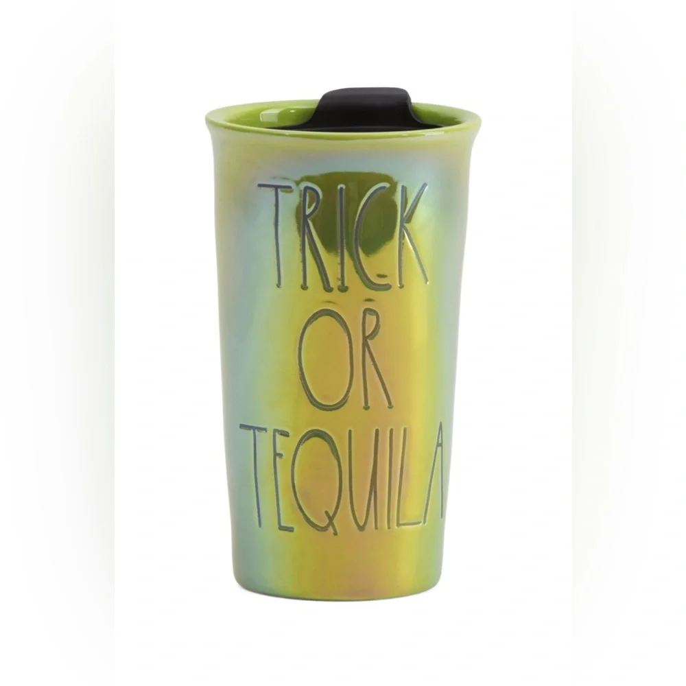 Rae Dunn Trick or Tequilla Travel Mug Halloween