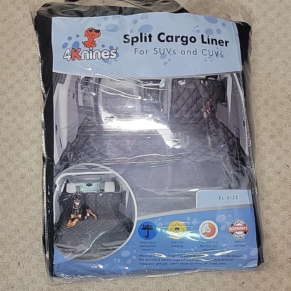 MONEY DONATED TO SPCA 4knines car cargo liner dog pet