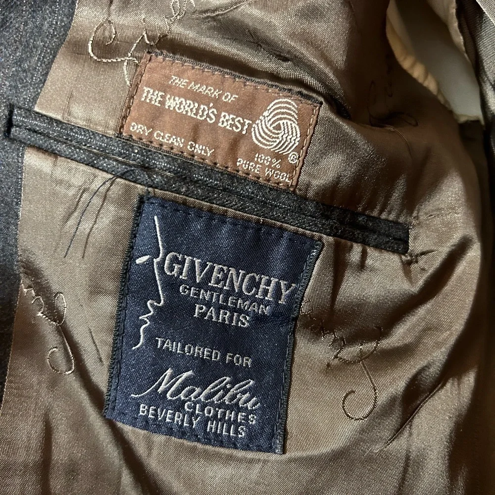 vintage GIVENCHI GENTLEMAN PARIS wool SUIT