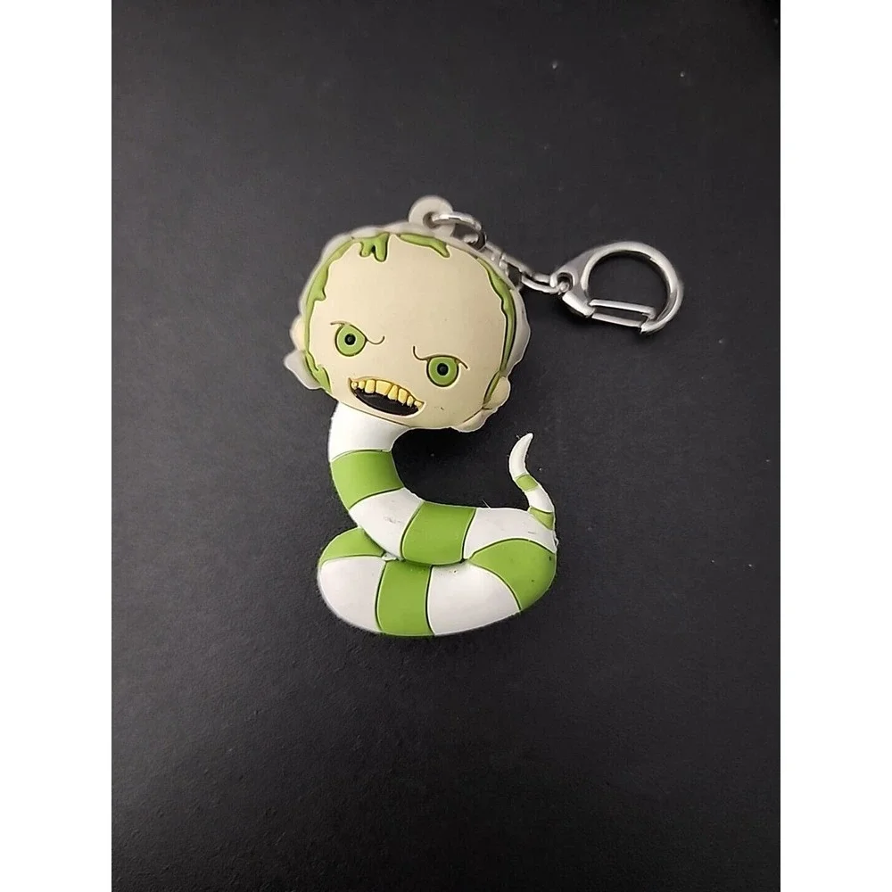 Beetlejuice Blind Bag Keychain SANDWORM Figural Bag Clip RARE Figure