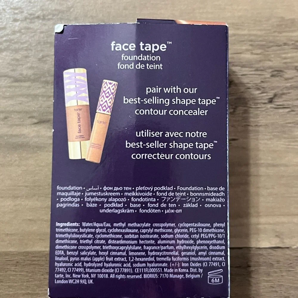 tarte face tape