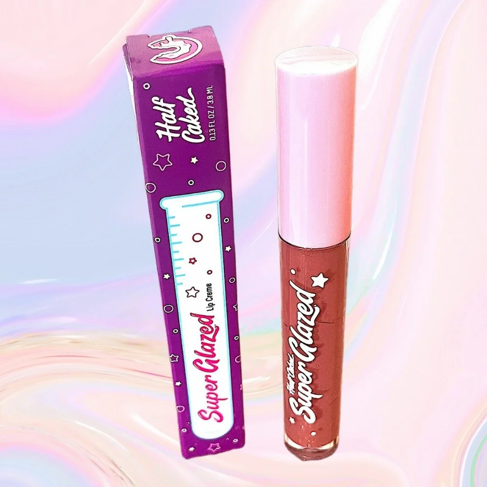 ❇️🧚‍♀️SLIGHT WORK Half Caked Super Glazed Lip Creme NWT